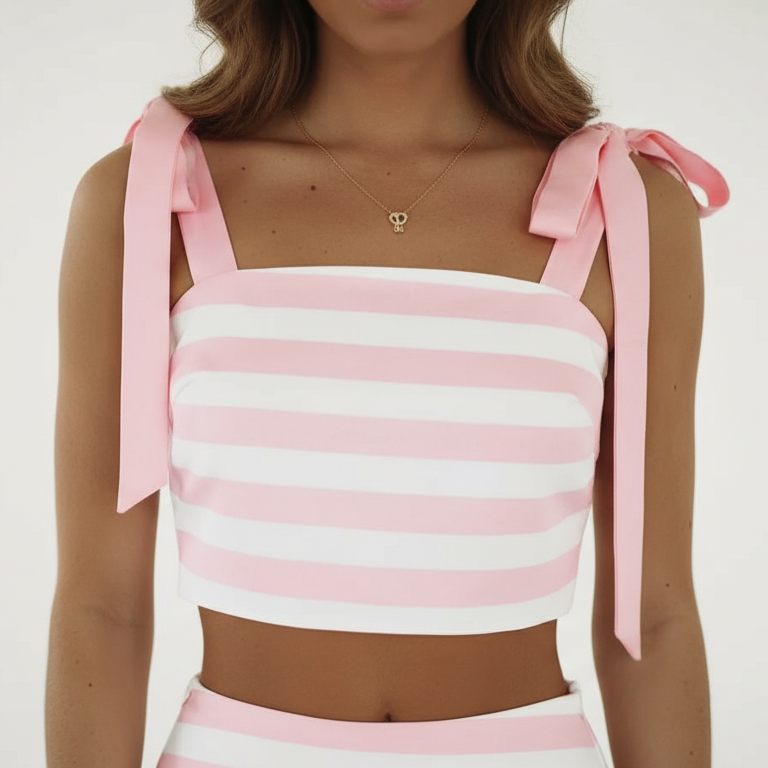 Rosé Riviera Stripe Set