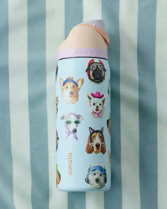 Dog Collage 32oz FreeSip Water Bottle